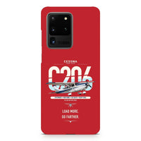 Thumbnail for Cessna 206 Stationair design on samsung case - red