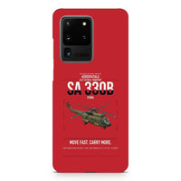 Thumbnail for Aérospatiale SA 330B Puma design on samsung case - red