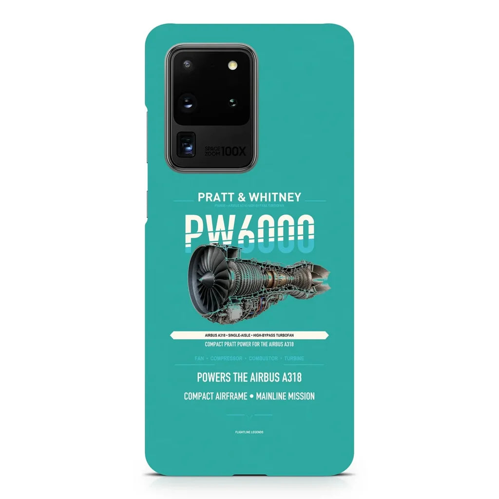 PW6000 design on samsung case - turquoise