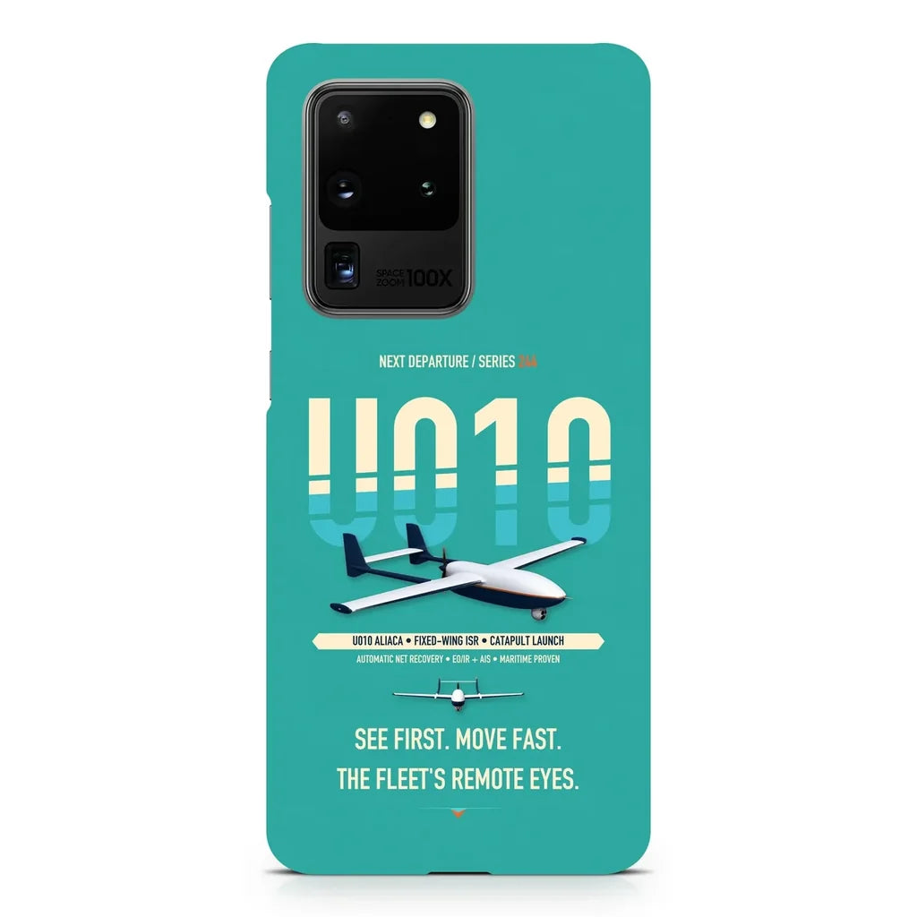 Airbus U010 Aliaca Fixed-wing design on samsung case - turquoise
