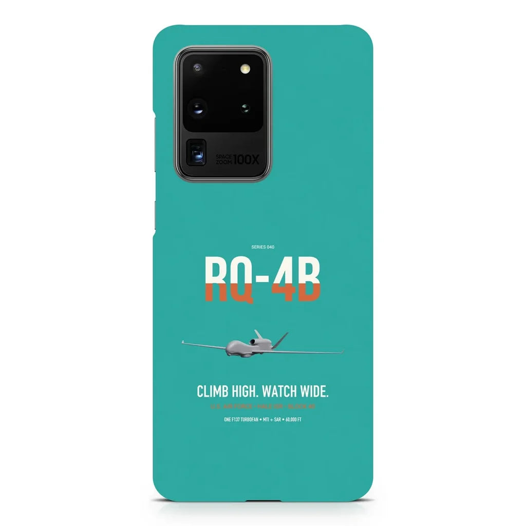 RQ-4B Global Hawk design on samsung case - turquoise