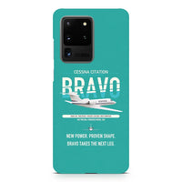 Thumbnail for Cessna Citation Bravo design on samsung case - turquoise