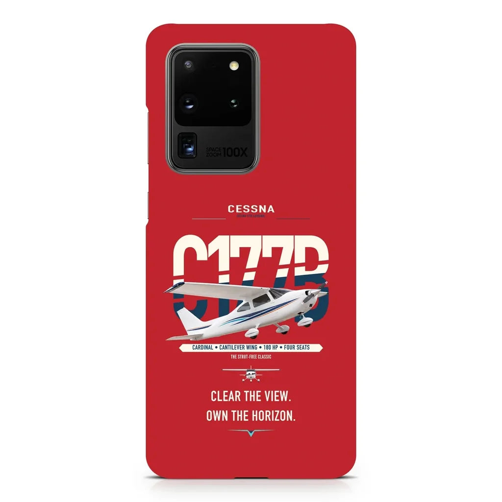 Cessna 177B Cardinal design on samsung case - red