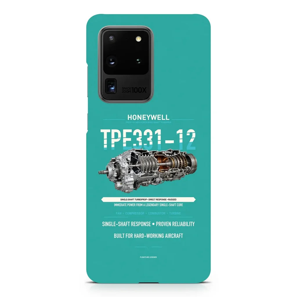 TPE331-12 design on samsung case - turquoise