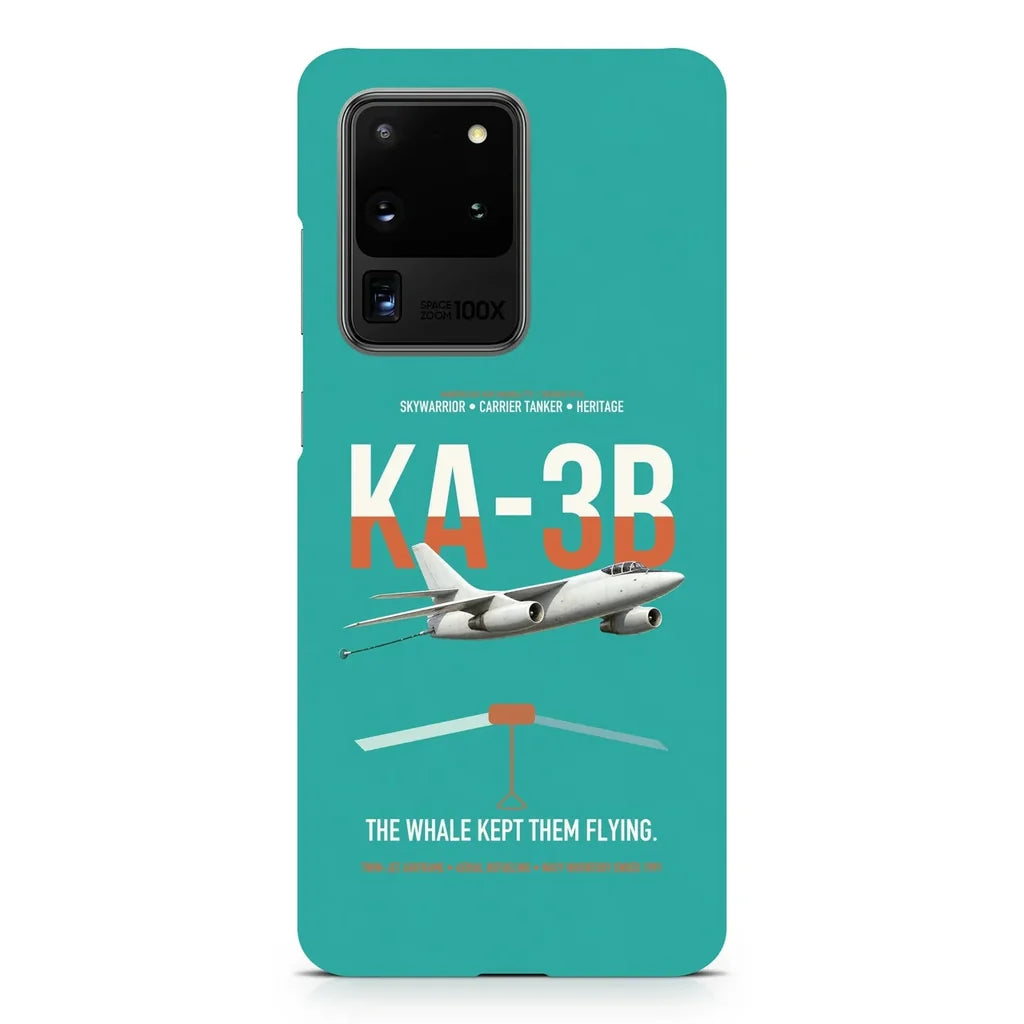 KA-3B Skywarrior design on samsung case - turquoise