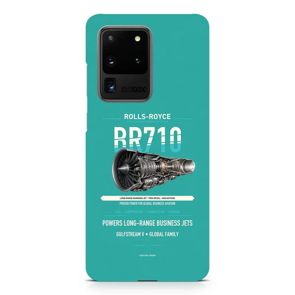 BR710 design on samsung case - turquoise