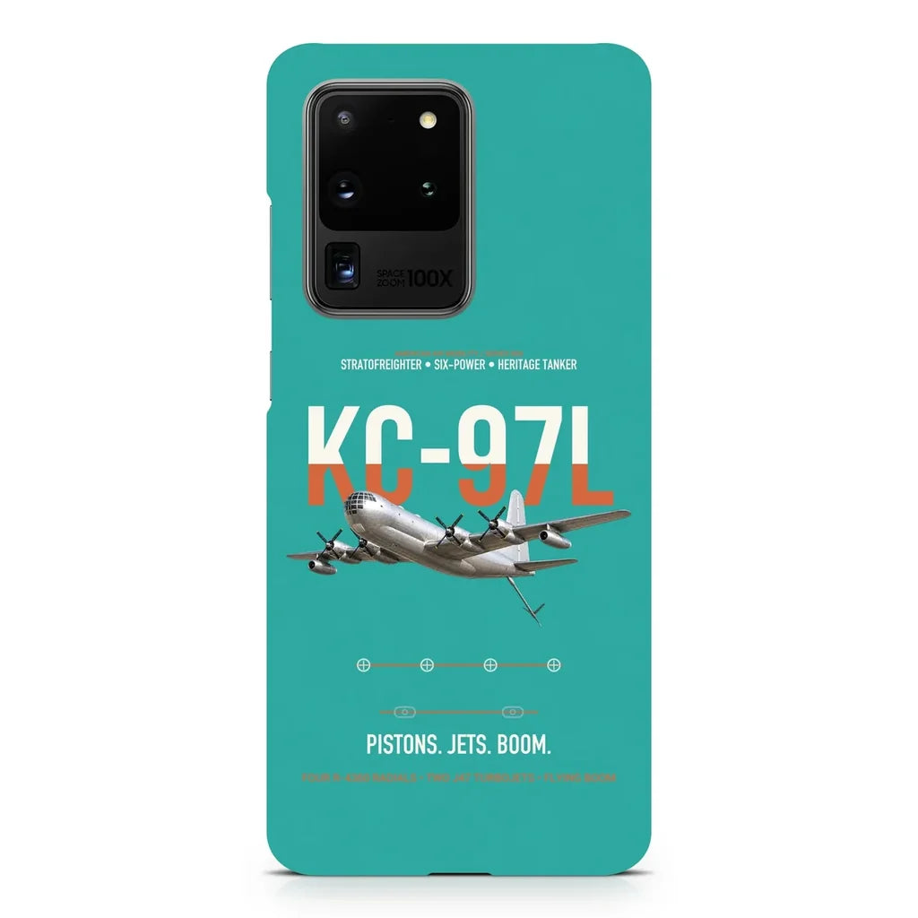 KC-97L STRATOFREIGHTER design on samsung case - turquoise