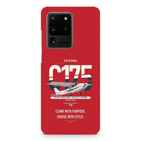 Thumbnail for Cessna 175 Skylark design on samsung case - red