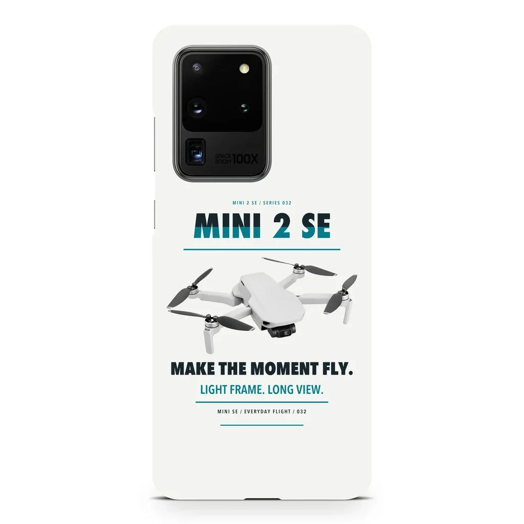 DJI Mini 2 SE design on samsung case - white