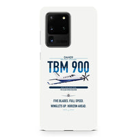 Thumbnail for Daher TBM 900 design on samsung case - white