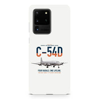 Thumbnail for C-54D Skymaster design on samsung case - white