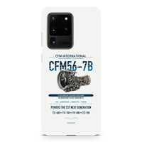 Thumbnail for CFM56-7B design on samsung case - white