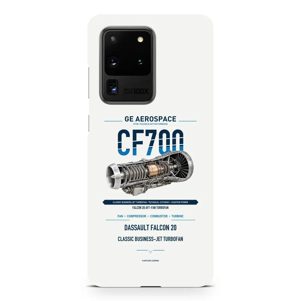 CF700 design on samsung case - white