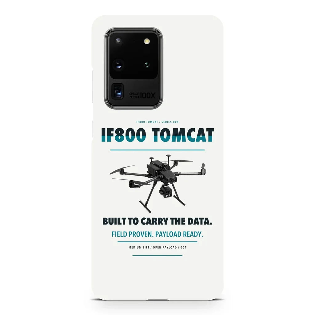 Inspired Flight IF800 Tomcat design on samsung case - white