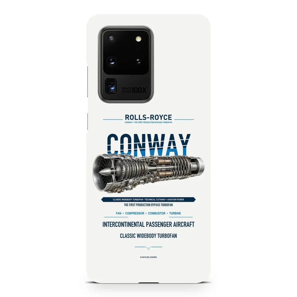 CONWAY design on samsung case - white