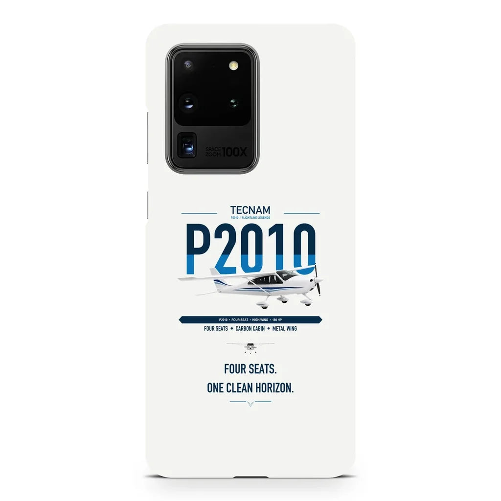 Tecnam P2010 design on samsung case - white