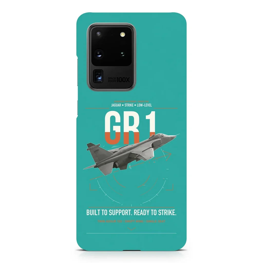 SEPECAT Jaguar GR1 design on samsung case - turquoise