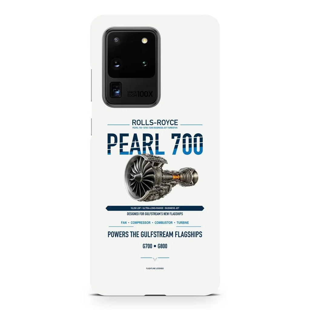 PEARL 700 design on samsung case - white