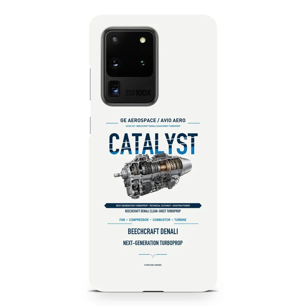 CATALYST design on samsung case - white