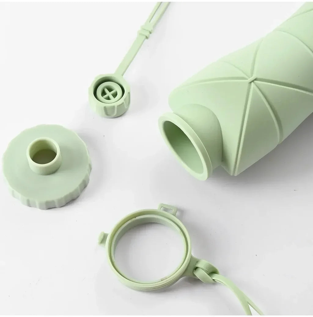 Travel bottle printed with Food Grade Telescopic Folding Water Cup Water Cup on the side — view 18