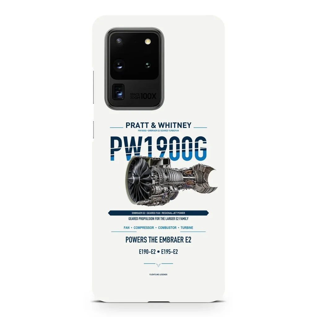 PW1900G design on samsung case - white