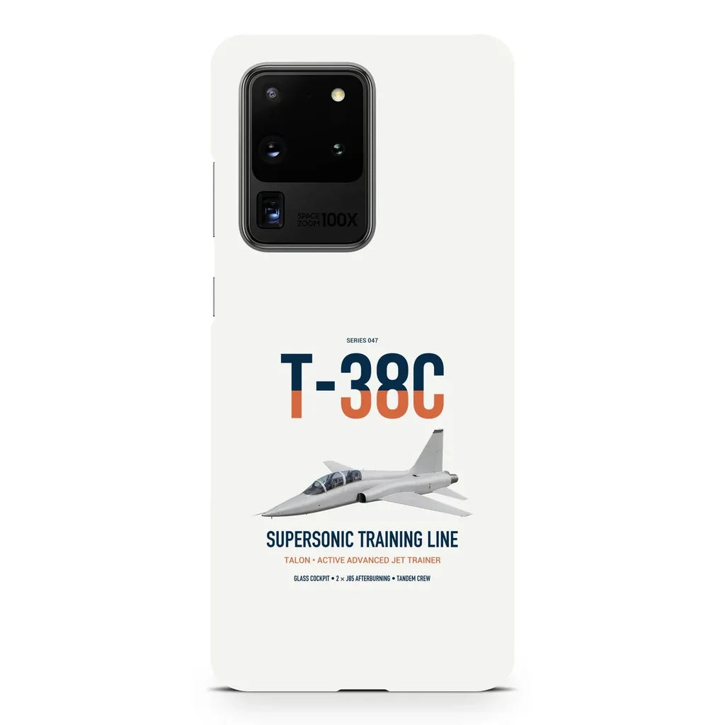 T-38C Talon design on samsung case - white