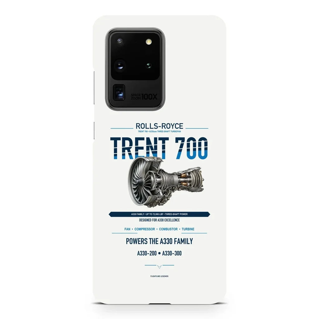 TRENT 700 design on samsung case - white