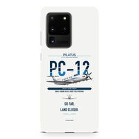 Thumbnail for PC-12 PRO design on samsung case - white