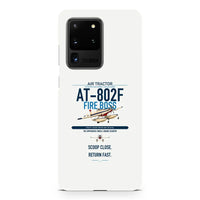 Thumbnail for Air Tractor AT-802F Fire Boss design on samsung case - white