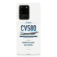 Thumbnail for Convair 580 design on samsung case - white