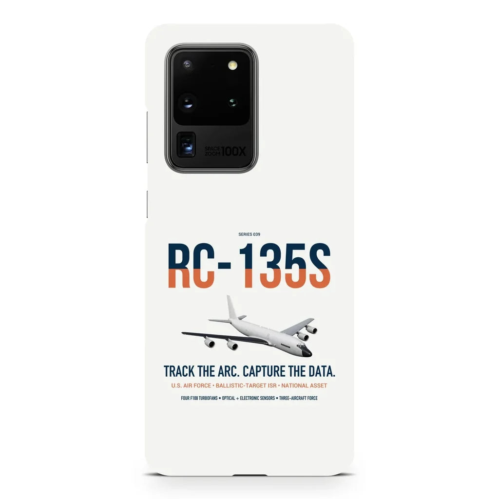 RC-135S Cobra Ball design on samsung case - white
