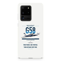 Thumbnail for Beechcraft Baron G58 design on samsung case - white