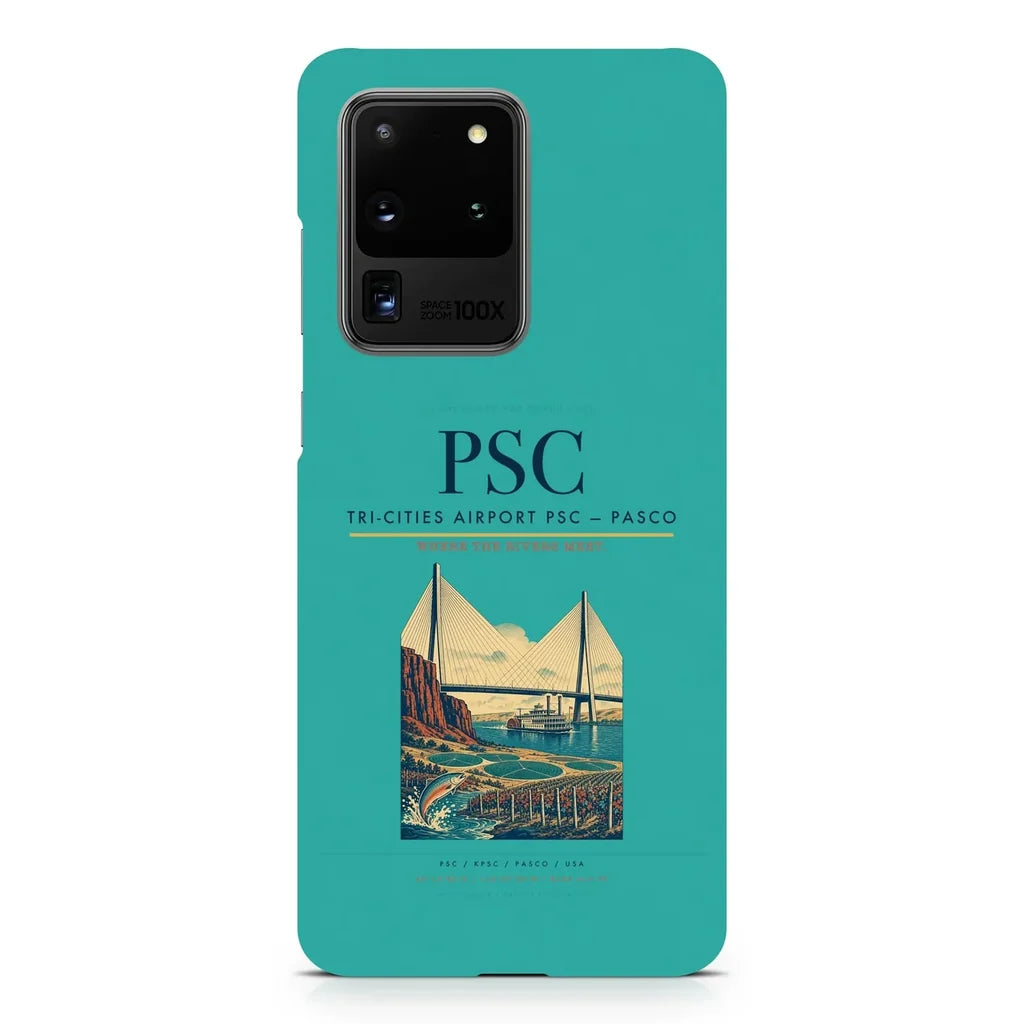 Tri-Cities Airport PSC — Pasco design on samsung case - turquoise