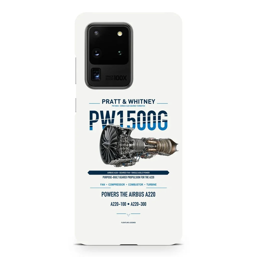 PW1500G design on samsung case - white