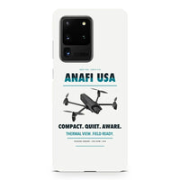 Thumbnail for Parrot ANAFI USA design on samsung case - white