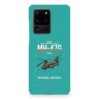 Thumbnail for Boeing MH-47G Chinook design on samsung case - turquoise