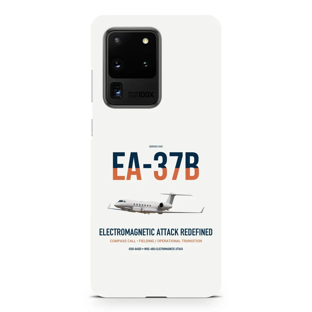 EA-37B Compass Call design on samsung case - white
