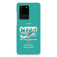 Thumbnail for Cessna 177B Cardinal design on samsung case - turquoise