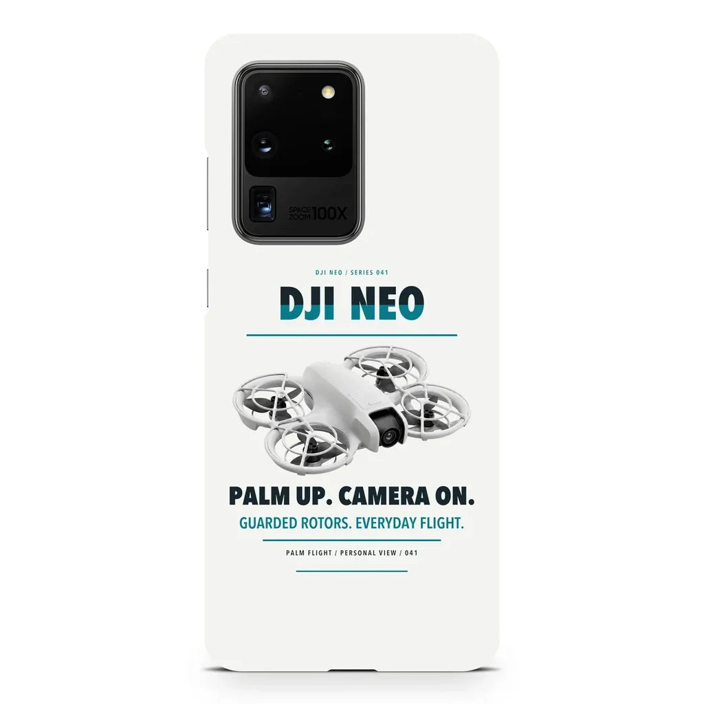 DJI Neo design on samsung case - white