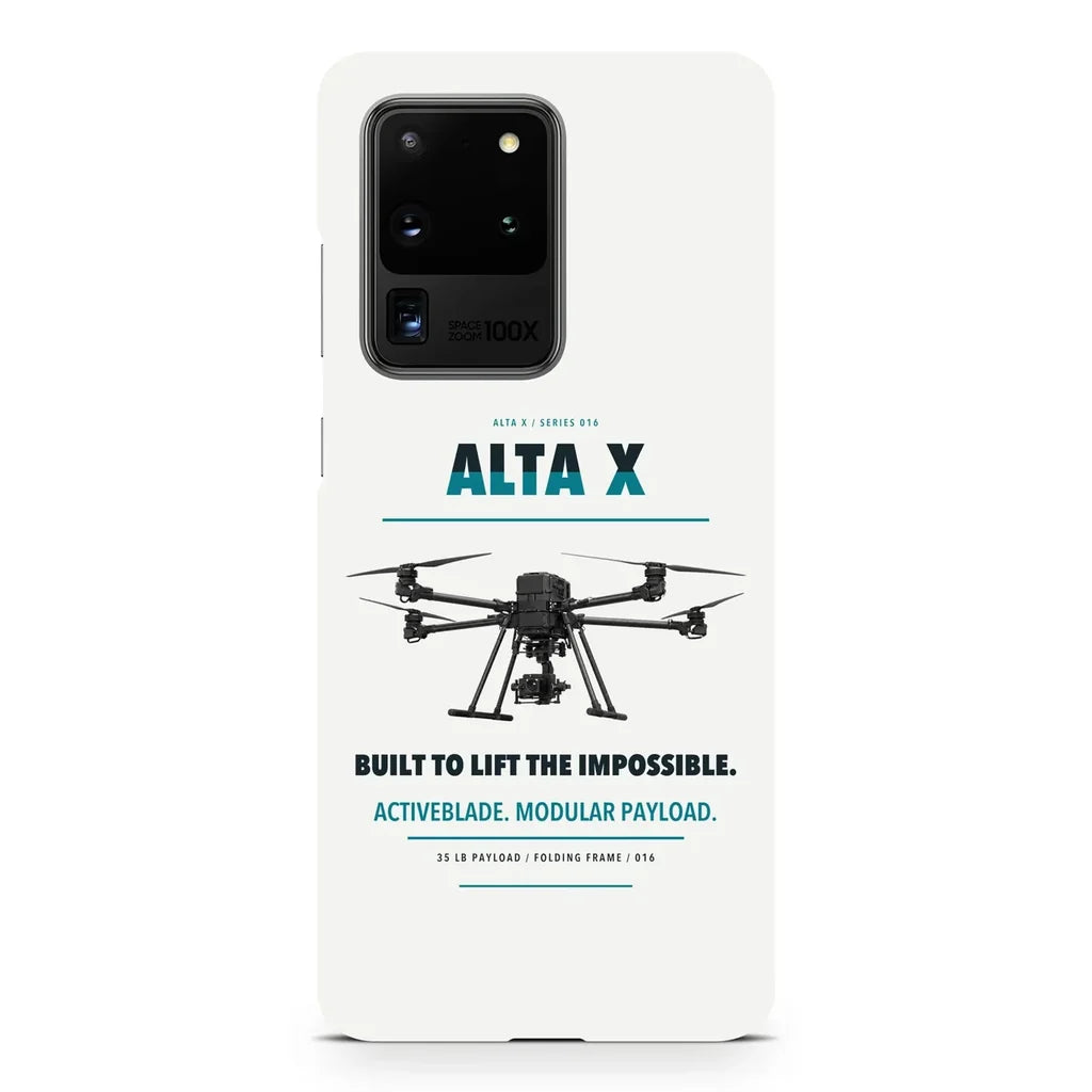 Freefly Alta X design on samsung case - white