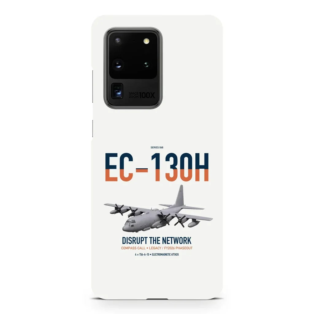 EC-130H Compass Call design on samsung case - white