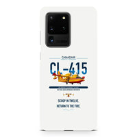 Thumbnail for Canadair CL-415 design on samsung case - white