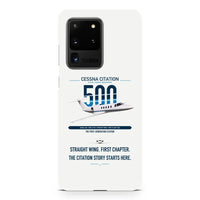 Thumbnail for Cessna Citation 500 - Citation I design on samsung case - white