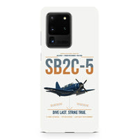 Thumbnail for SB2C-5 Helldiver design on samsung case - white