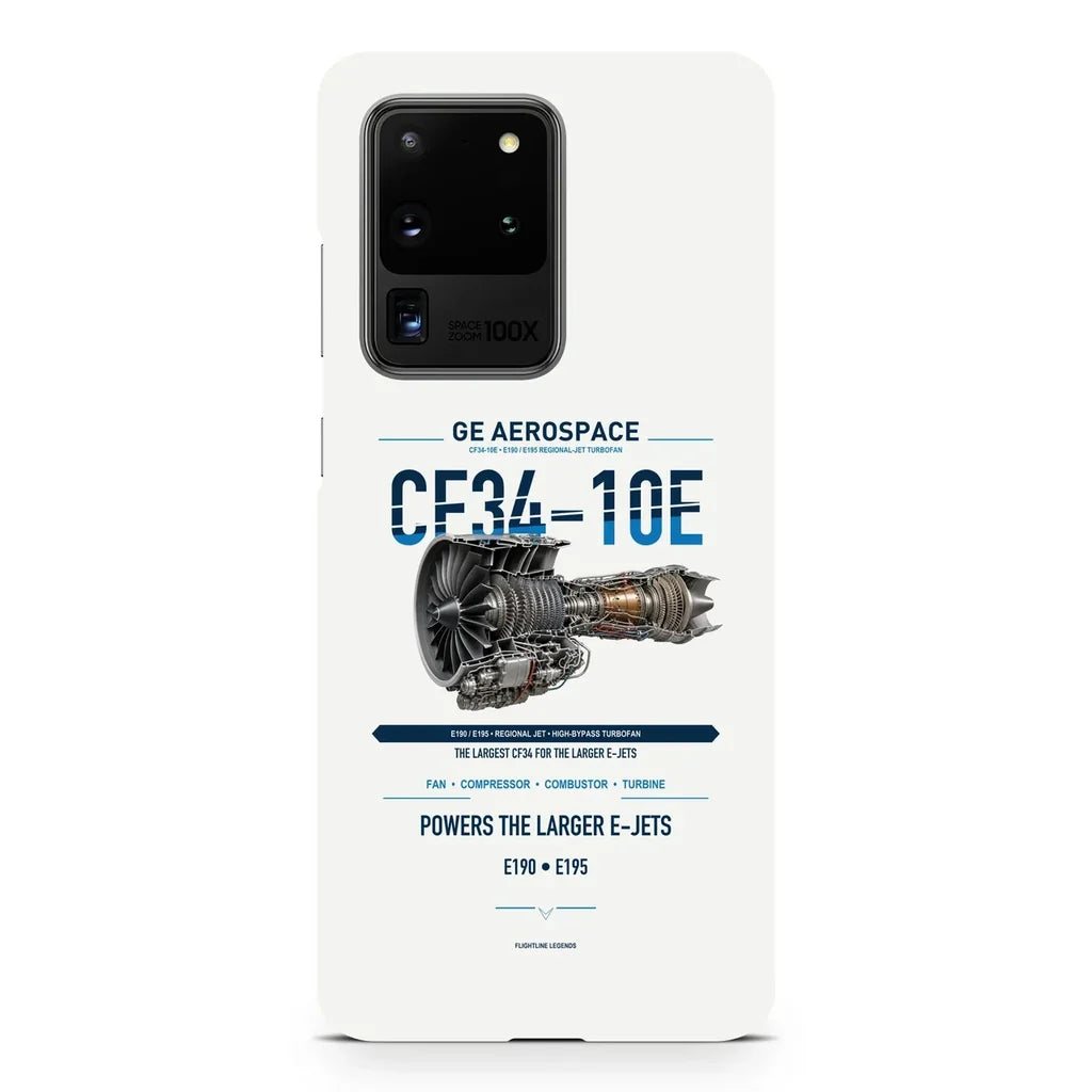 CF34-10E design on samsung case - white