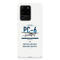 Thumbnail for Pilatus PC-6 Porter design on samsung case - white