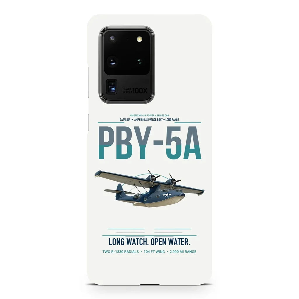 PBY-5A Catalina design on samsung case - white