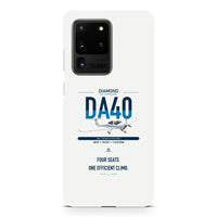 Thumbnail for Diamond DA40 design on samsung case - white