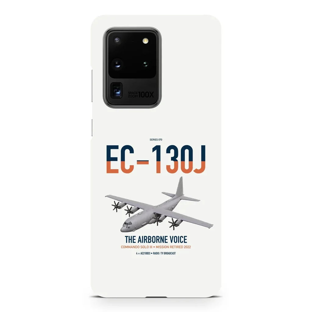 EC-130J Commando Solo III design on samsung case - white