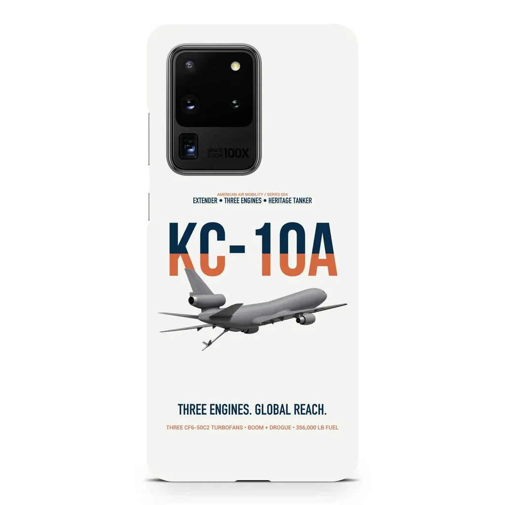 KC-10A EXTENDER design on samsung case - white
